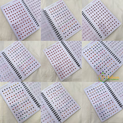 Plain Color Sticker Bindi Book-Navya Suhag-BB129