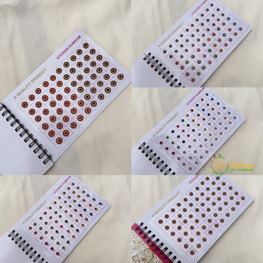 Color Stone Sticker Bindi Book-Navya Suhag-BB153