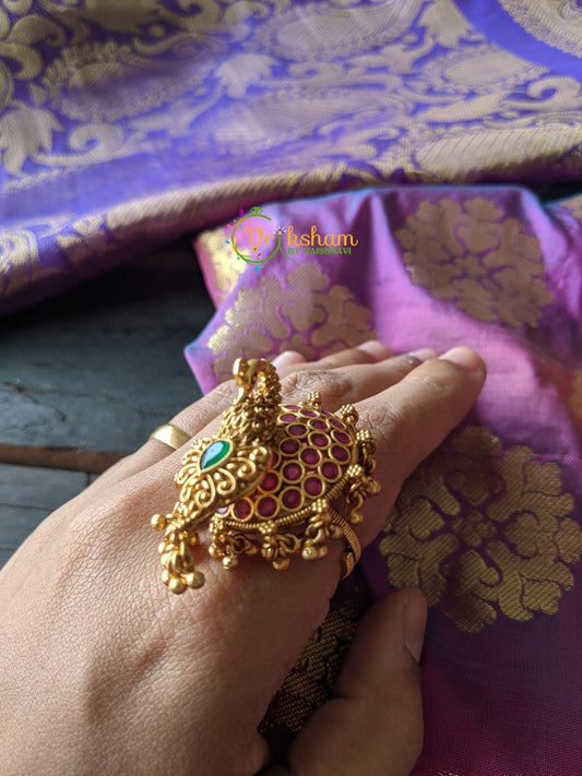 Kemp Peacock Finger Rings -G1385