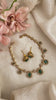 Elegant Green Short Pendant Neckpiece-Drop-G12171