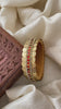 Lakshmi Coin Silk Thread Kundan Kada Bangle-Red-Square-G12220