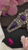 Unique Victorian Diamond Choker -Purple-VV1467