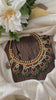 Unique Jadau Kundan Neckpiece -Rice Pearls- J2072