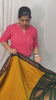 Mustard With Dark Green Border -Kalyani Cotton Saree - VS3737