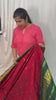 Red With Dark Green Border -Kalyani Cotton Saree - VS3730