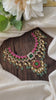 Unique Jadau Kundan Pendant Neckpiece -Beads- J2066