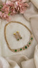 Stylish AD Stone Short Neckpiece -Green-G12159