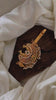 Gold Look Alike AD Stone Hair clip -Pearl-G11252