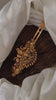 Gold Look Alike Temple Hair clip -Gold Bead-Krishna -Red Green-G11262