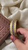 Lakshmi Coin Silk Thread Kundan Kada Bangle-Dark Blue-Square-G12217