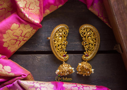 Golden Bluetooth Style Earrings-G784