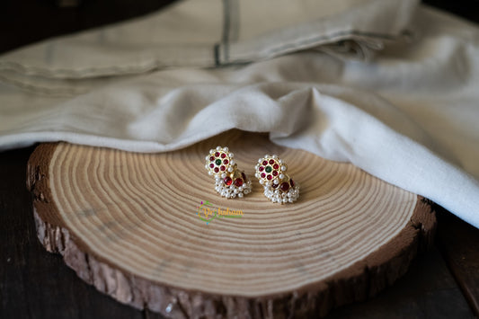 Precious Kemp Jhumkas Small-G537