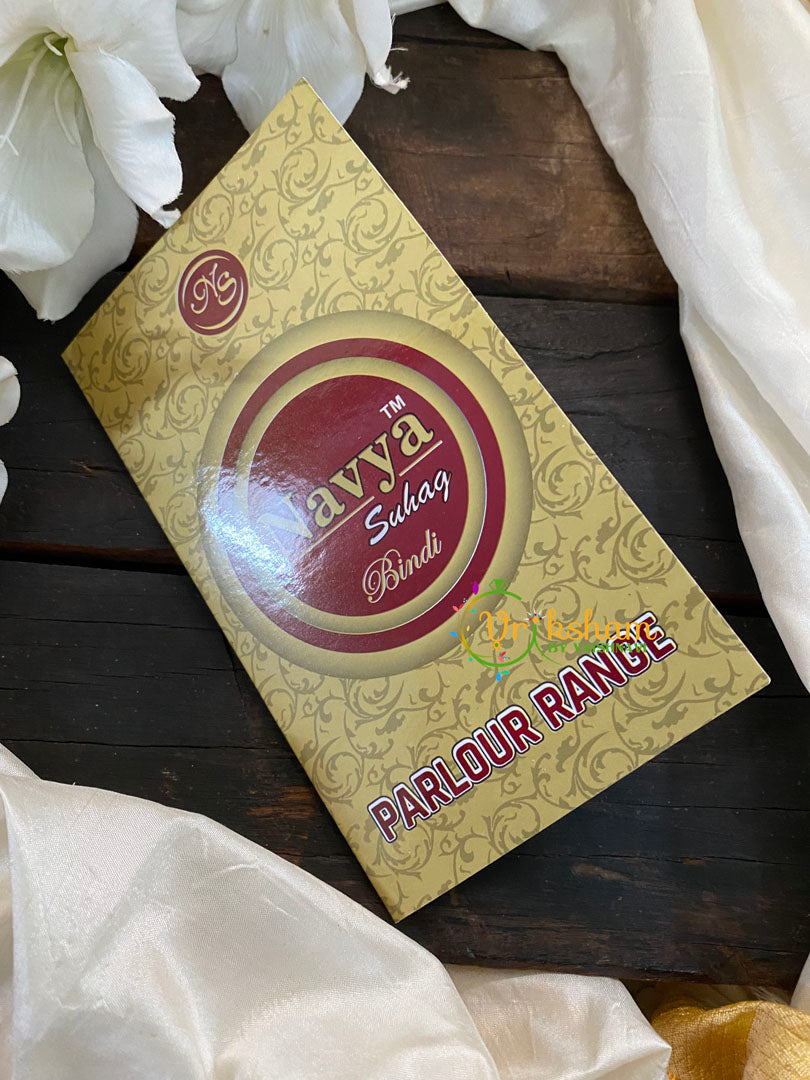 Stone Sticker Bindi Book-Navya Parlour Range -BB115