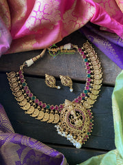 Lakshmi Antique Neckpiece with earrings-G168