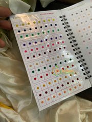 Round Plain Sticker Bindi Book-Navya Long-BB116