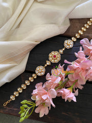 Precious Jadau Kundan Bridal Sheeshphool-Floral-J315