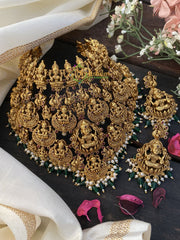 Exquisite Layered Royal Lakshmi High Neck Choker -G2357