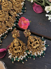 Exquisite Layered Royal Lakshmi High Neck Choker -G2357