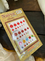 Small Stone Sticker Bindi Book-Navya Parlour Range -BB119