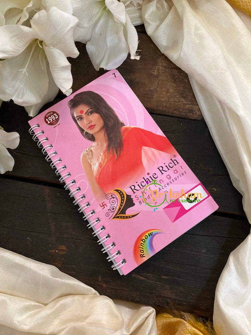 Cocktail Bridal Stone Bindi Book-Richie Rich Shringar-BB126
