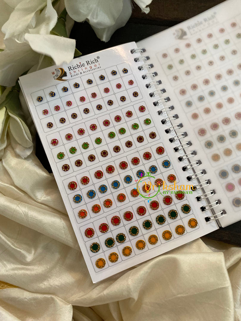 Cocktail Bridal Stone Bindi Book-Richie Rich Shringar-BB126