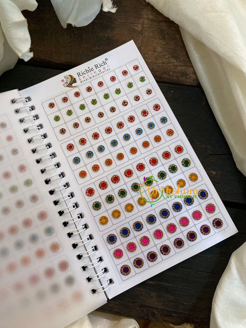 Cocktail Bridal Stone Bindi Book-Richie Rich Shringar-BB126