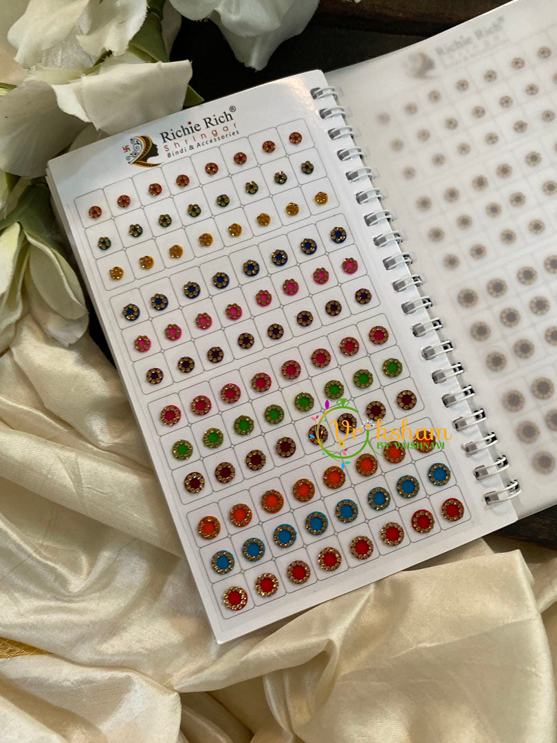 Cocktail Bridal Stone Bindi Book-Richie Rich Shringar-BB126