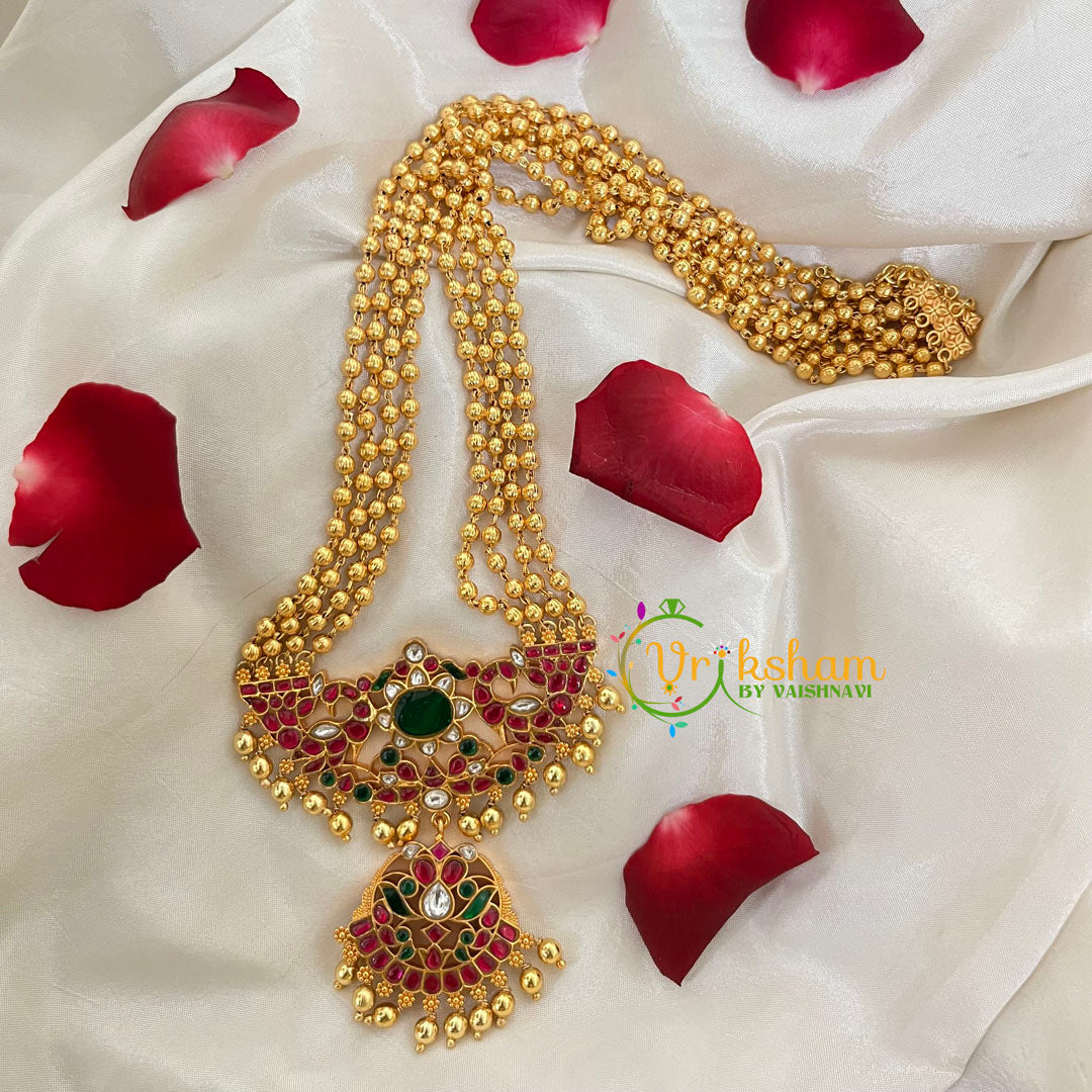 Precious Jadau Kundan Pendant Malai -J431