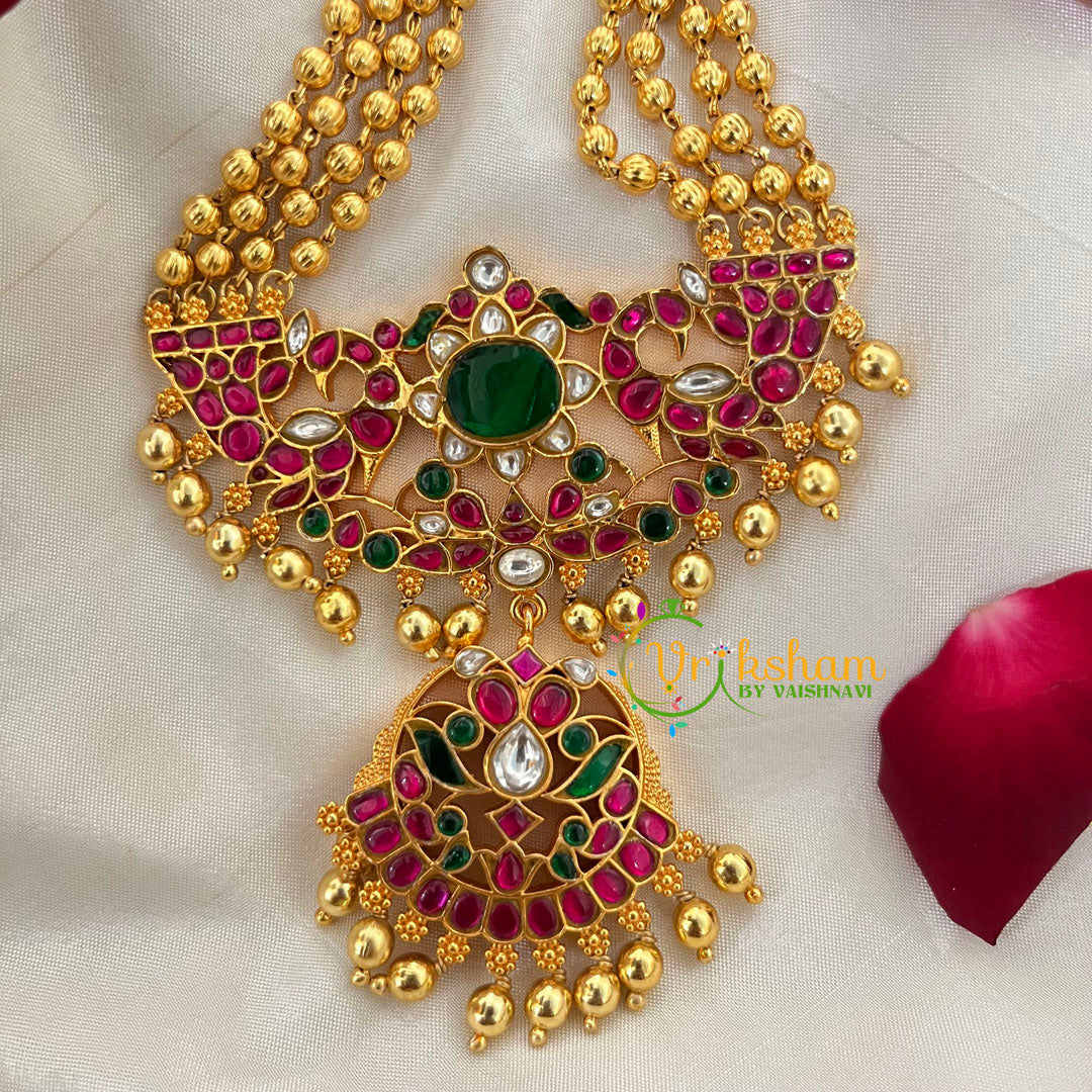 Precious Jadau Kundan Pendant Malai -J431
