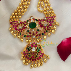Precious Jadau Kundan Pendant Malai -J431