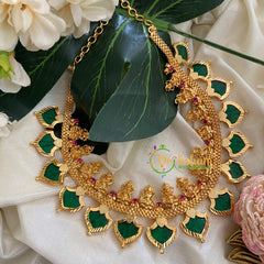 Gold Look Alike Palakka Lakshmi Neckpiece-G3103