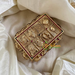 Gold Look Alike Temple Kumkum Box -The Royal-G10265