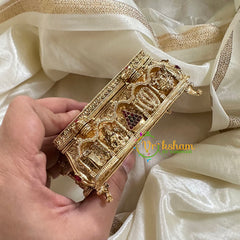 Gold Look Alike Temple Kumkum Box -The Royal-G10265