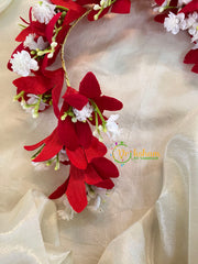 Red Veni with Jasmine - Flower Accessory -H365