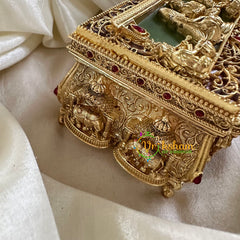 Gold Look Alike Temple Kumkum Box -Wedding-G10255