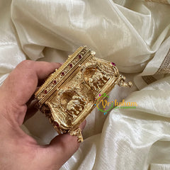 Gold Look Alike Temple Kumkum Box -Wedding-G10255