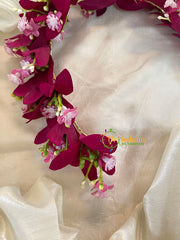 Mejantha Pink Veni with Jasmine - Flower Accessory -H367