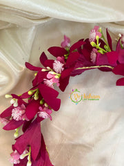 Mejantha Pink Veni with Jasmine - Flower Accessory -H367