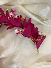 Mejantha Pink Veni with Jasmine - Flower Accessory -H367