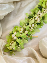 Light Green Veni with Beads- Flower Accessory-H381