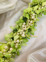 Light Green Veni with Beads- Flower Accessory-H381