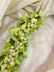 Light Green Veni with Beads- Flower Accessory-H381