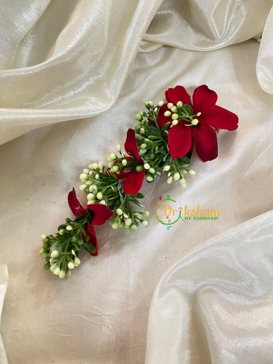 Red Veni with Jasmine - Flower Accessory -H371