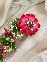 Pink Veni with Jasmine - Flower Accessory -H370