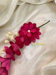 Majenta Pink Veni with Beads- Hair Flower Accessory-H357