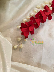 Red Veni with Beads- Hair Accessory-H361