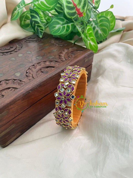 Silk Thread Kundan Kada Bangle -G8619