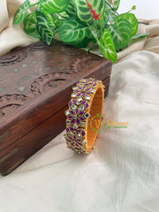 Silk Thread Kundan Kada Bangle -G8619