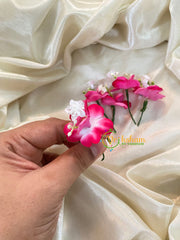 Rose Pink Bridal Flower Accessory -6 pieces -H372