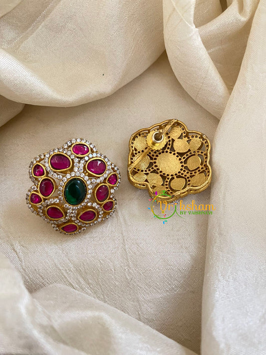 Premium Precious Jadau Kundan Studs -J1472